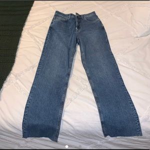 Straight leg jeans